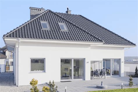 grey metal roof white house|houses with grey roof tiles.